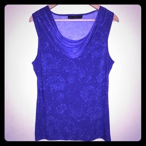 ❤️The Limited Deep periwinkle blue cowl neck top